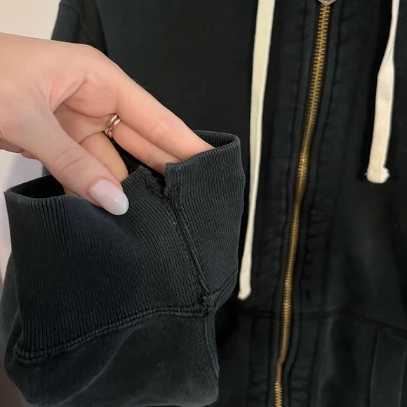 Polo Ralph Lauren Black Zip-Up Jacket Hoodie XL - Picture 9 of 10